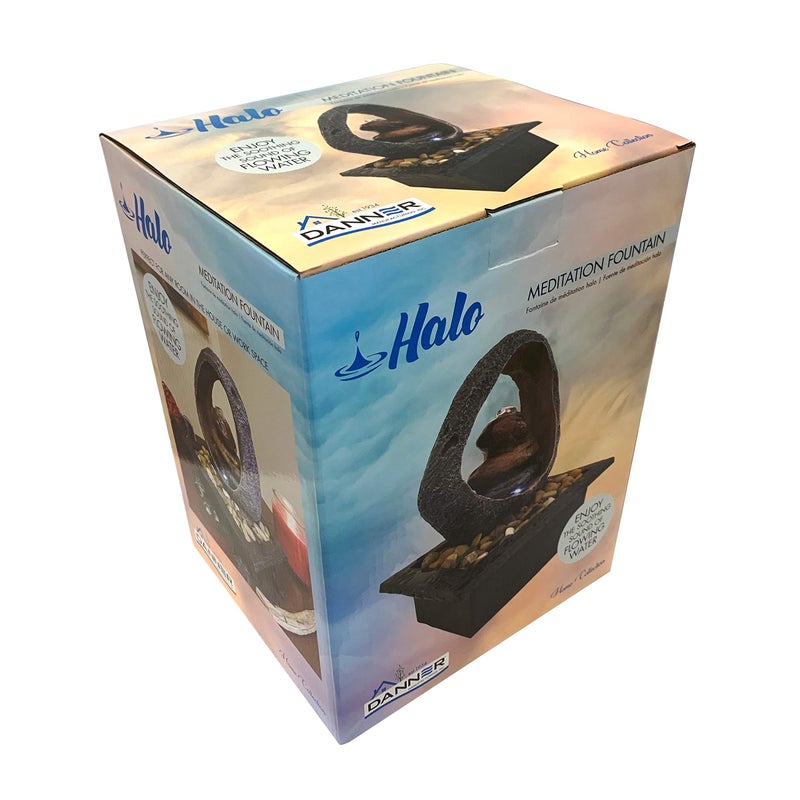 Danner نافورة التأمل هالو من دانر مانوفاكتشرينغ، إنك. مع تشكيل صخري LED، 03802 - Image 4